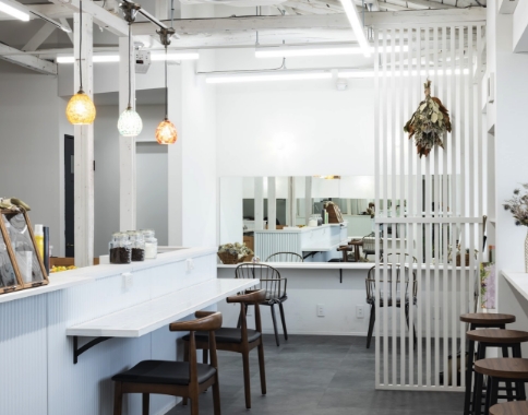 hair make LATTEの店内