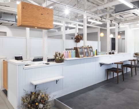 hair make LATTEの店内