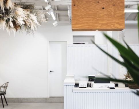 hair make LATTEの店内