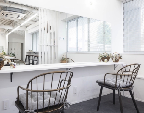 hair make LATTEの店内