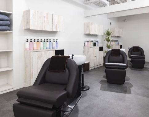 hair make LATTEの店内